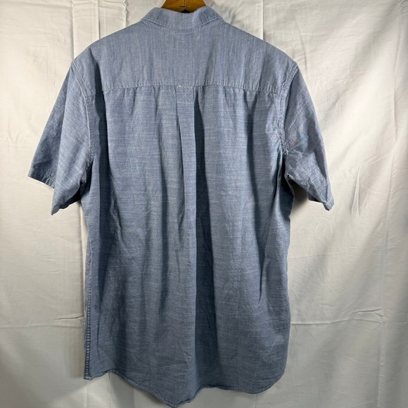 EDDIE BAUER Button Down Shirt Short Sleeve Casual Classic Fit Mens TL - Picture 4 of 5